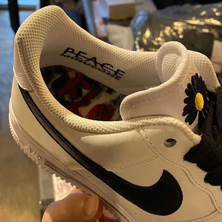 【スニダンで購入可】PEACEMINUSONE × NIKE AIR FORCE 1 "PARA NOISE WHITE/BLACK" 抽選/定価/販売店舗まとめ 13枚目