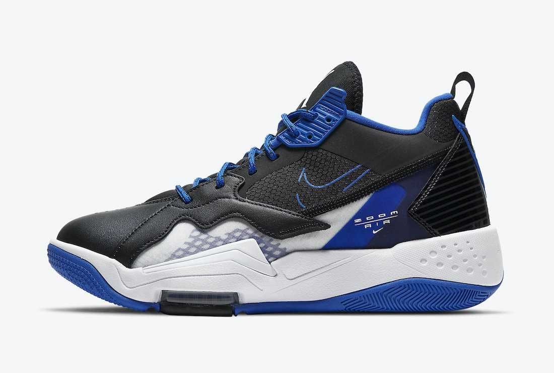 【スニダンで購入可】NIKE AIR JORDAN ZOOM 92 "BLACK/GAME ROYAL WHITE" 抽選/定価/販売店舗まとめ 2枚目