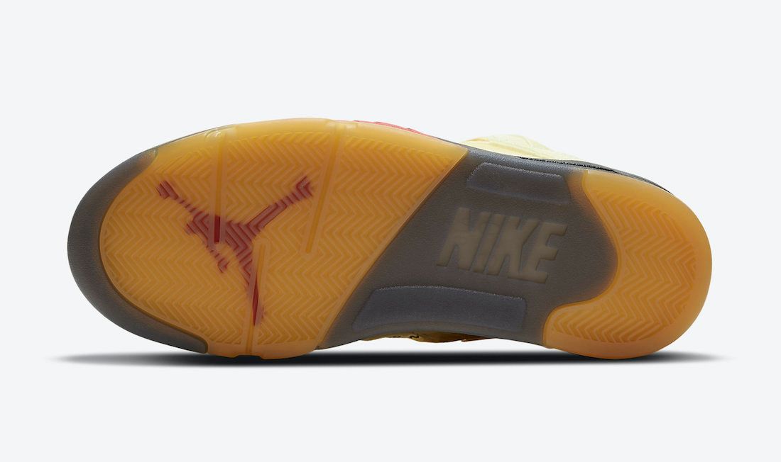 【スニダンで購入可】OFF-WHITE × NIKE AIR JORDAN 5 "SAIL" 抽選/定価/販売店舗まとめ 13枚目