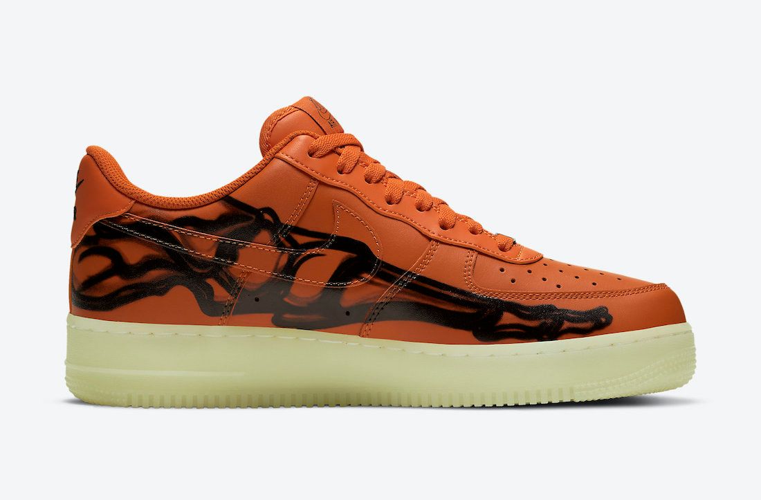【スニダンで購入可】NIKE AIR FORCE 1 "ORANGE SKELTON" 抽選/定価/販売店舗まとめ 7枚目