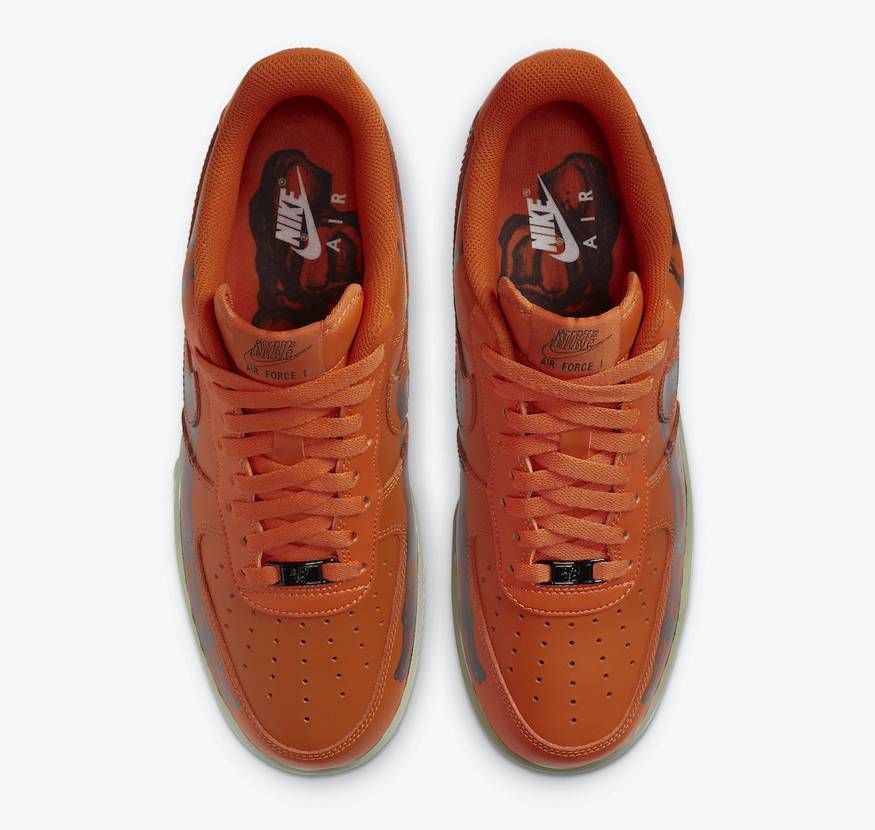 【スニダンで購入可】NIKE AIR FORCE 1 "ORANGE SKELTON" 抽選/定価/販売店舗まとめ 9枚目