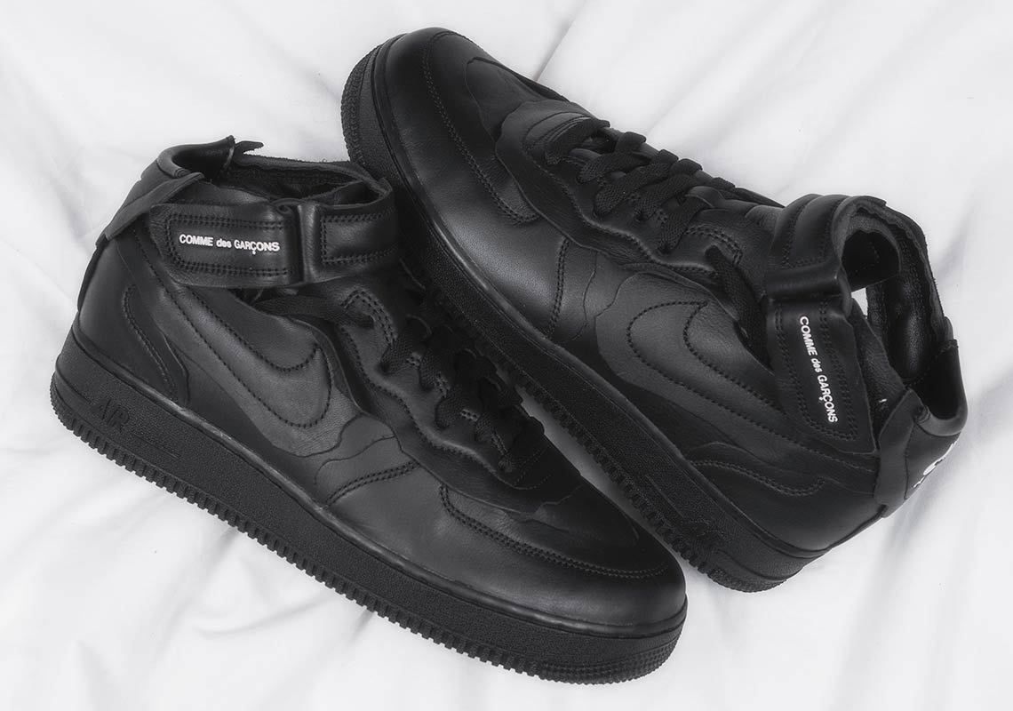 【スニダンで購入可】10/31発売 COMME des GARCONS × NIKE AIR FORCE 1 MID  抽選/定価/販売店舗まとめ 11枚目