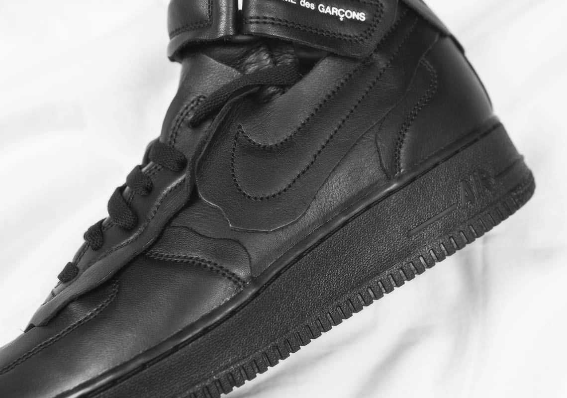 【スニダンで購入可】10/31発売 COMME des GARCONS × NIKE AIR FORCE 1 MID  抽選/定価/販売店舗まとめ 9枚目
