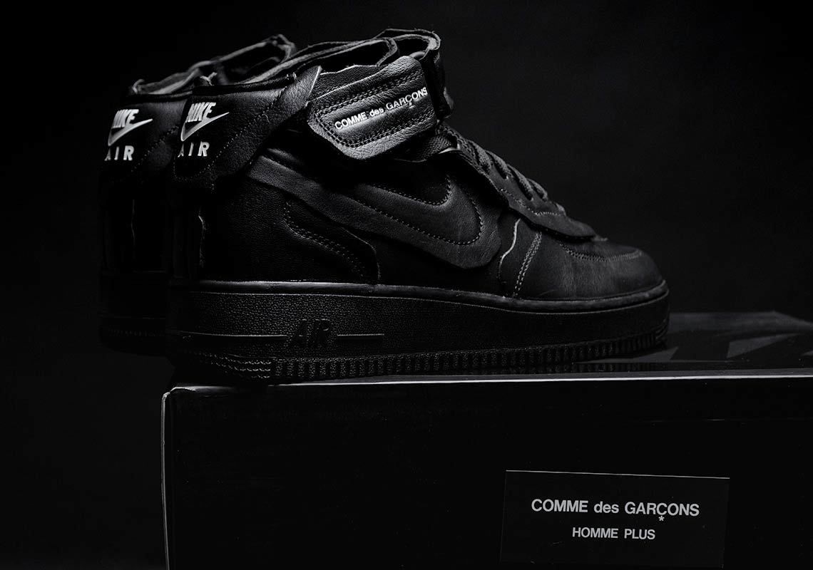 【スニダンで購入可】10/31発売 COMME des GARCONS × NIKE AIR FORCE 1 MID  抽選/定価/販売店舗まとめ 8枚目
