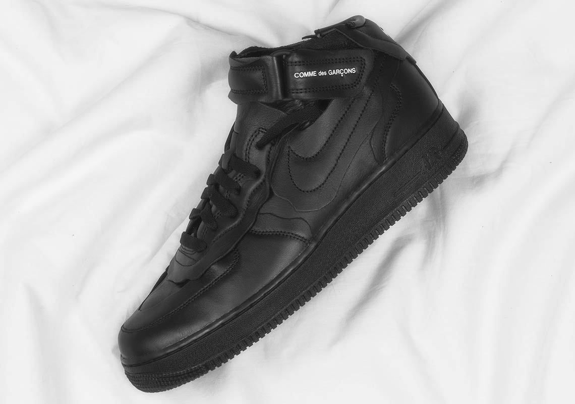 【スニダンで購入可】10/31発売 COMME des GARCONS × NIKE AIR FORCE 1 MID  抽選/定価/販売店舗まとめ 12枚目