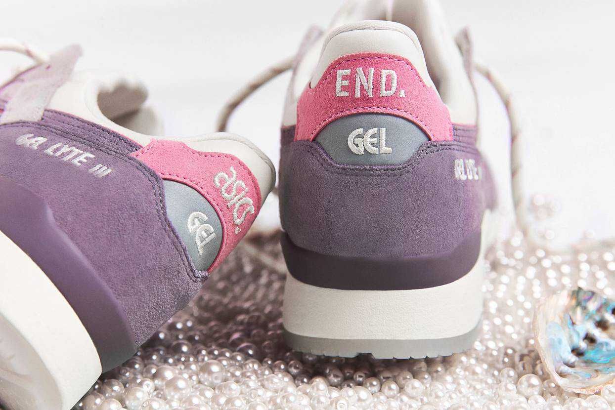 【スニダンで購入可】END × ASICS GEL-LYTE III OG "PEARL" 抽選/定価/販売店舗まとめ 2枚目