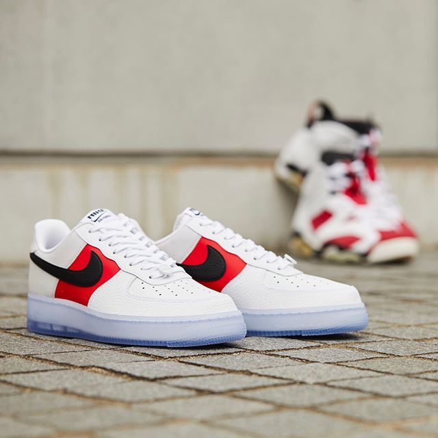 【スニダンで購入可】NIKE AIR FORCE 1 ’07 LV8 EMB "WHITE/RED" 抽選/定価/販売店舗まとめ 2枚目