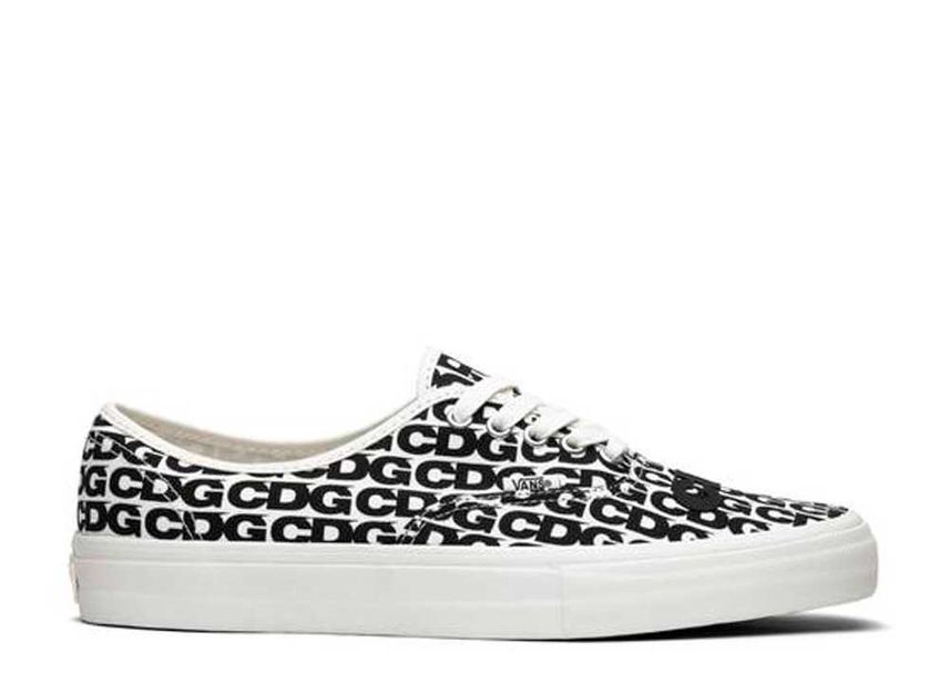 Comme des Garcons × Vans Authentic White Heel Tabを買うならスニーカーダンク commes des garcons vans