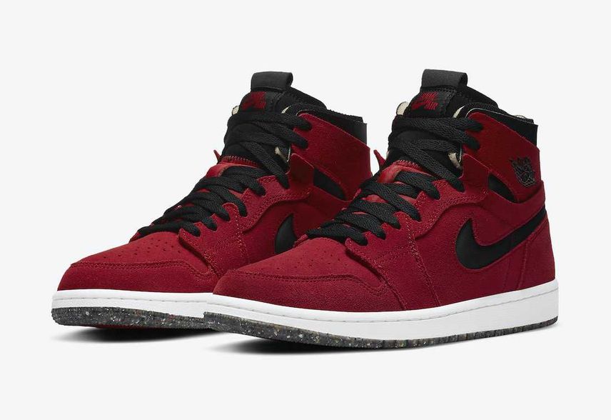 Air jordan 1 black and red suede best sale