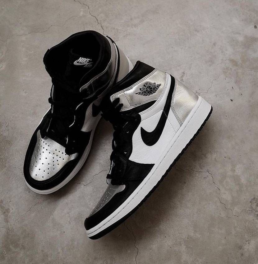 【スニダンで購入可】2/12発売 NIKE WMNS AIR JORDAN 1 HIGH OG "SILVER TOE" 抽選/定価/販売店舗まとめ 10枚目