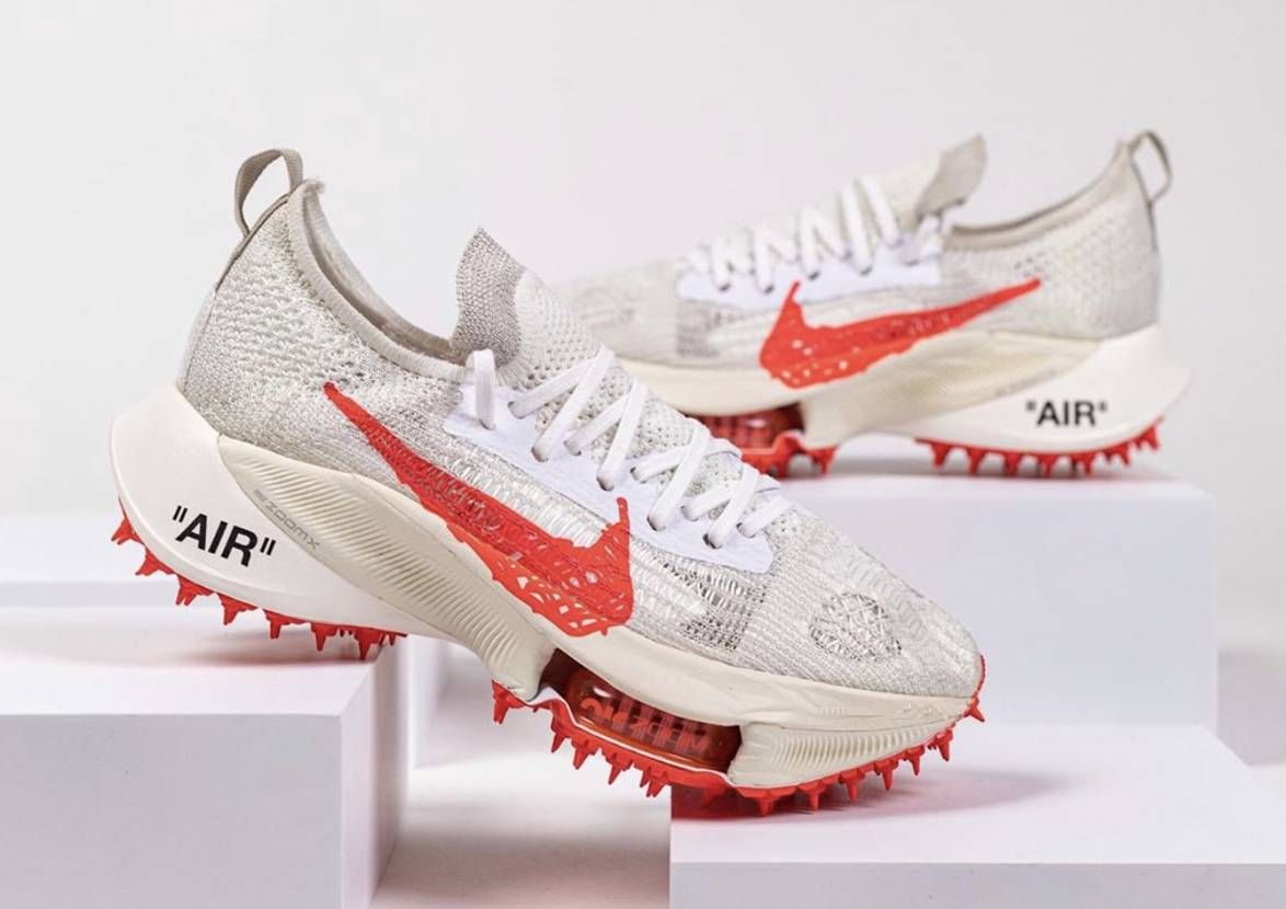 【2020年秋発売】OFF-WHITE × NIKE AIR ZOOM TEMPO NEXT% 3COLORS 抽選/定価/販売店舗まとめ 2枚目