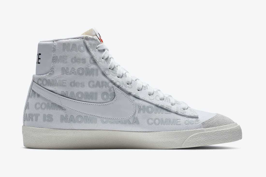 【スニダンで購入可】11/28・12/5発売 NAOMI OSAKA × COMME DES GARCONS HOMME × NIKE BLAZER MID VNTG '77 抽選/定価/販売店舗まとめ 4枚目