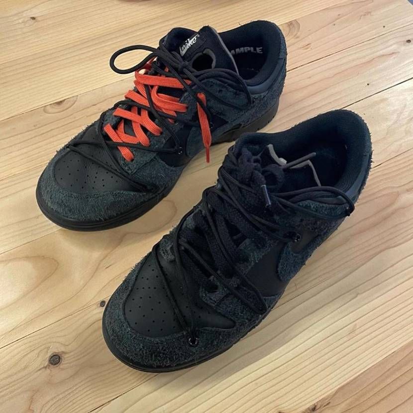 【リーク】OFF-WHITE × NIKE DUNK LOW "BLACK" 抽選/定価/販売店舗まとめ 2枚目