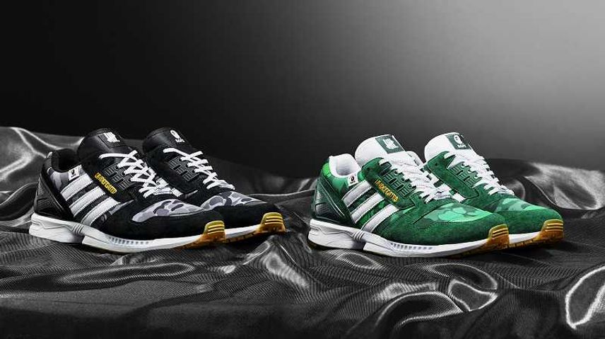 ぺ A BATHING APE®︎ × UNDEFEATED × adidas Originals ZX 8000