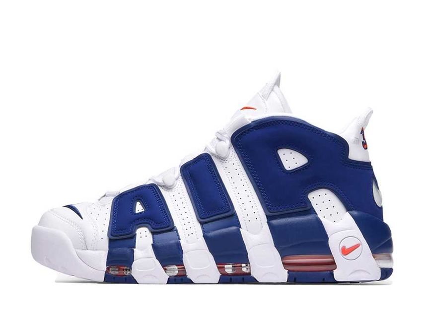 NIKE AIR MORE UPTEMPO 96 WHITE DEEP ROYAL BLUE