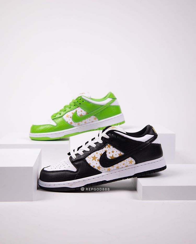 【スニダンで購入可】3/6発売 Supreme × Nike SB Dunk Low OG QS "Gold Stars" 4colors 抽選/定価/販売店舗まとめ 95枚目