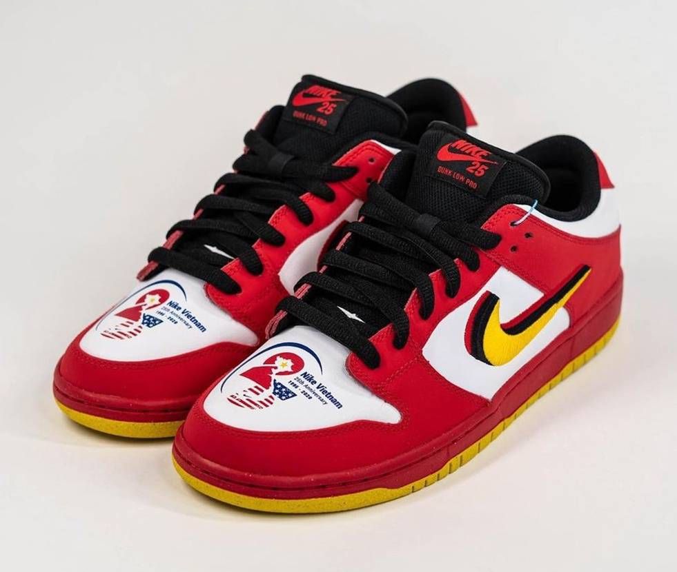 【2020or21発売】NIKE SB DUNK LOW "VIETNAM 25th ANNIVERSARY" 抽選/定価/販売店舗まとめ 2枚目