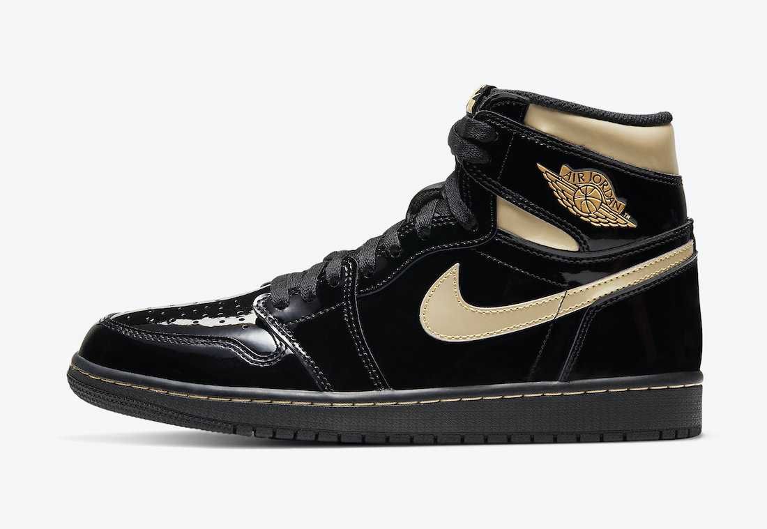 【スニダンで購入可】NIKE AIR JORDAN1 HIGH OG "BLACK/BLACK-METALLIC-GOLD" 抽選/定価/販売店舗まとめ 4枚目
