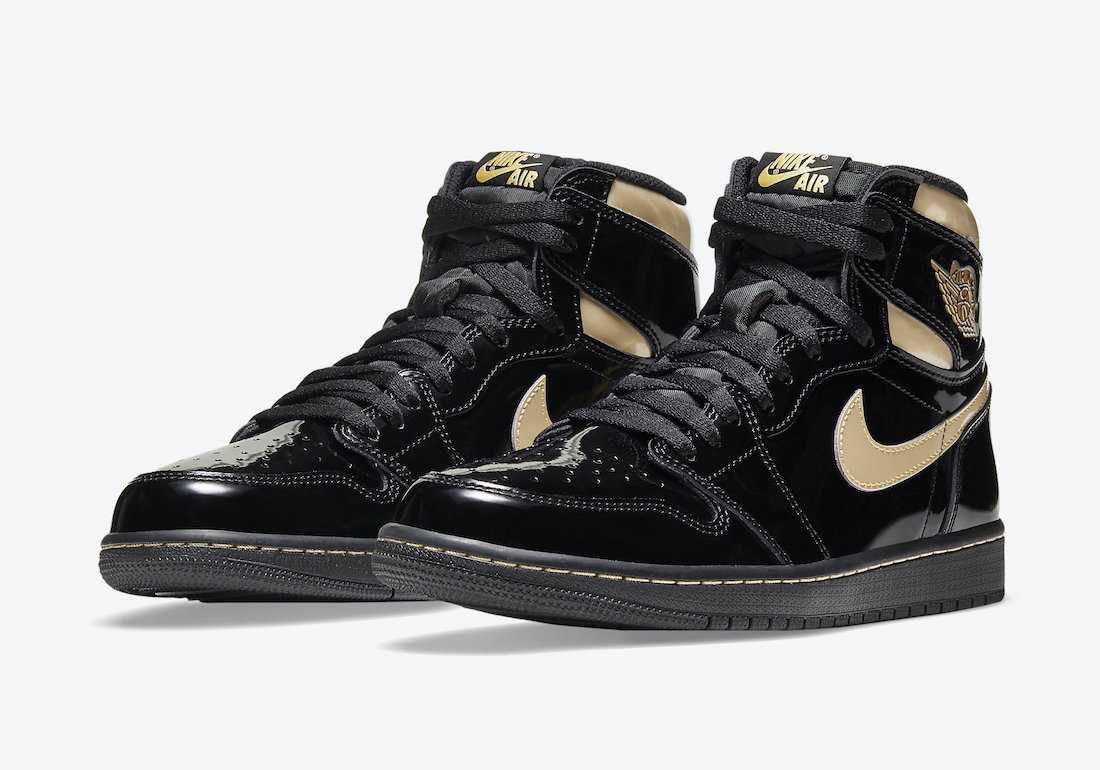 【スニダンで購入可】NIKE AIR JORDAN1 HIGH OG "BLACK/BLACK-METALLIC-GOLD" 抽選/定価/販売店舗まとめ 3枚目