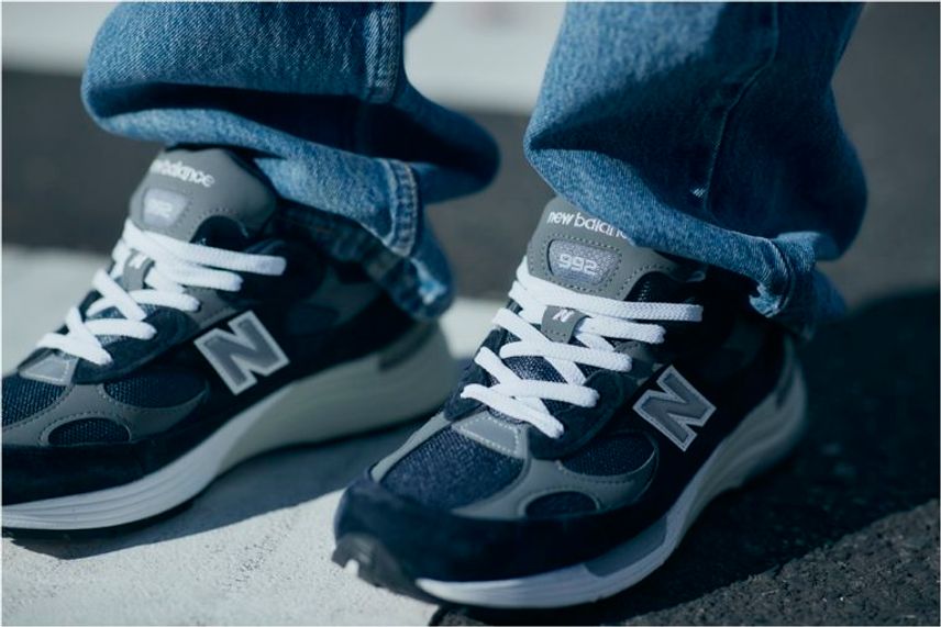 new balance 992 navy