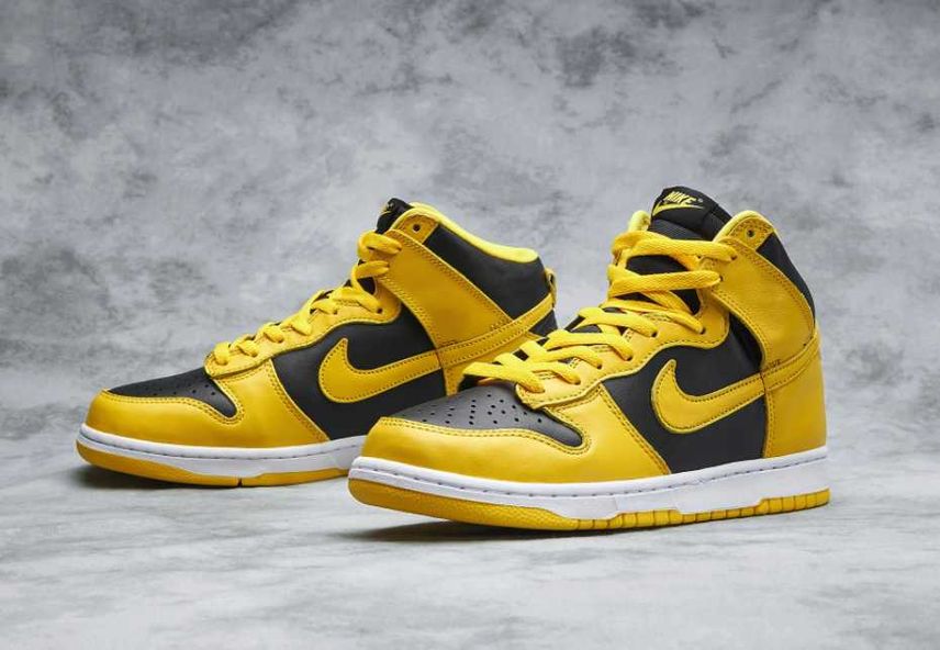 NIKE DUNK HIGH BLACK/VARSITY MAIZE26.5cm