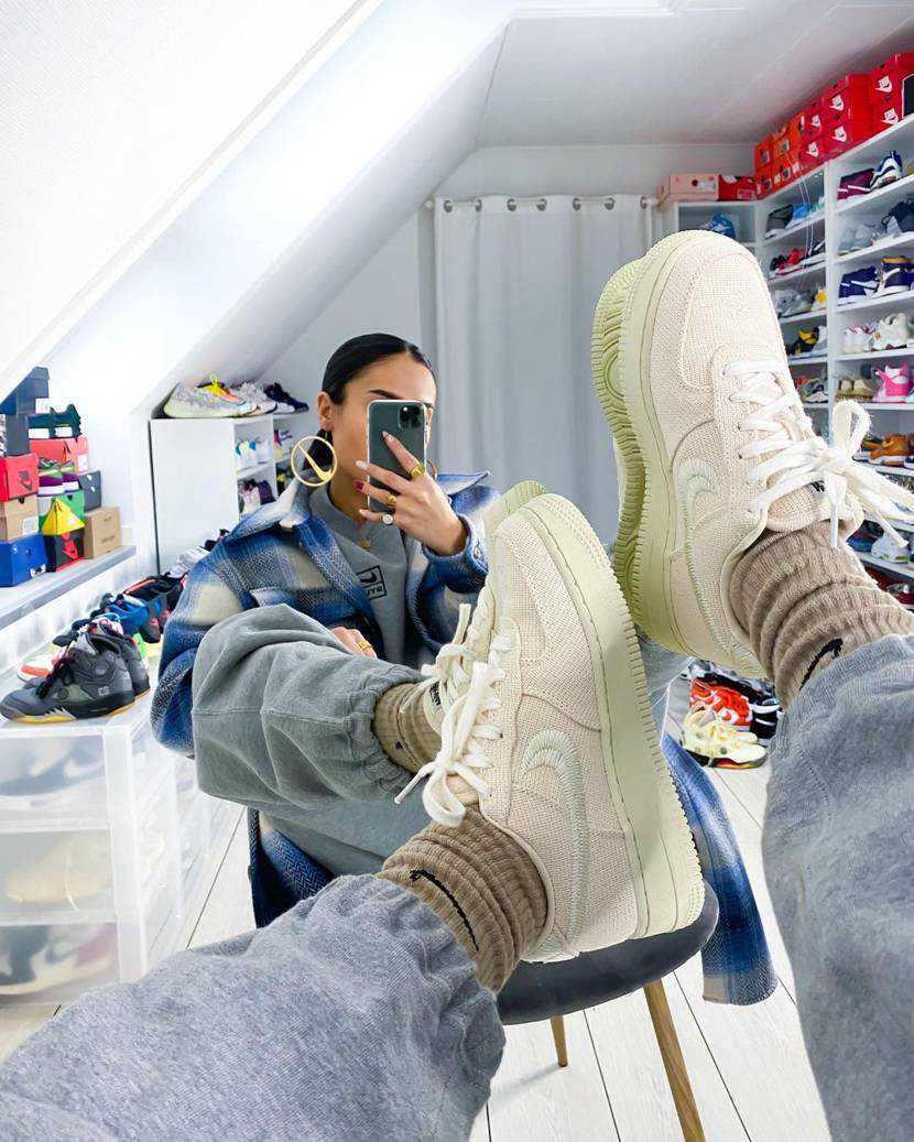 【スニダンで購入可】STUSSY × NIKE AIR FORCE 1 LOW 2COLORS 抽選/定価/販売店舗まとめ 19枚目