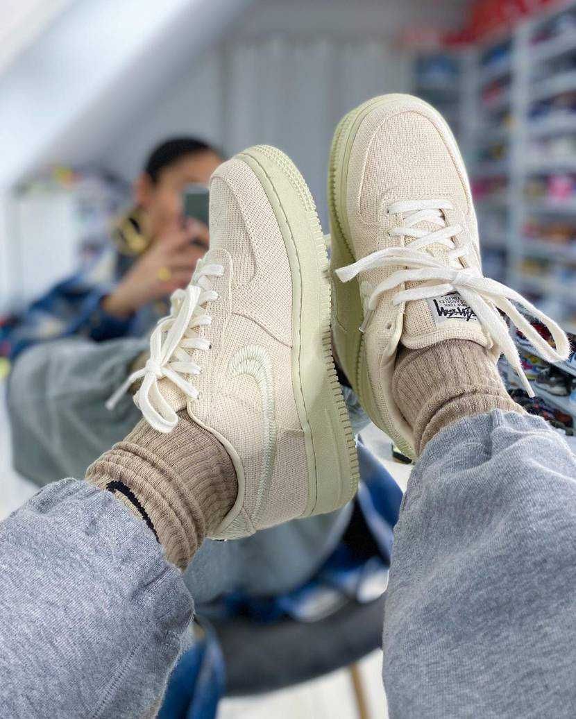 【スニダンで購入可】STUSSY × NIKE AIR FORCE 1 LOW 2COLORS 抽選/定価/販売店舗まとめ 20枚目