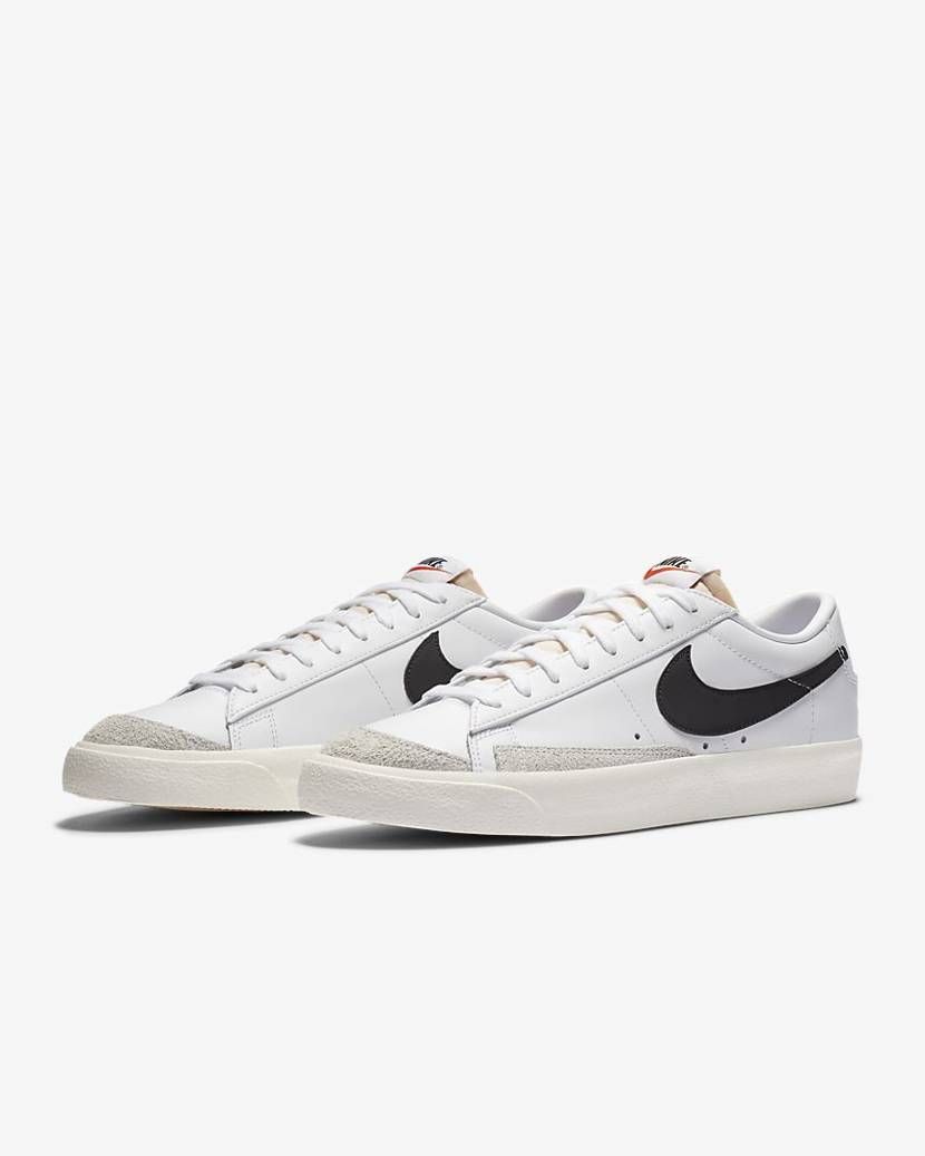 【スニダンで購入可】12/4発売 NIKE BLAZER LOW 77 VINTAGE "WHITE-BLACK/SAIL" 抽選/定価/販売店舗まとめ 2枚目