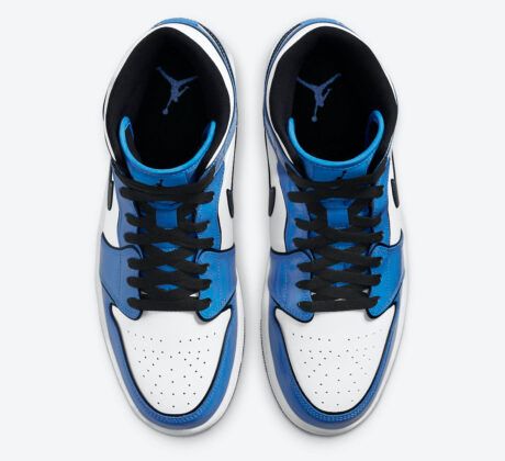 【スニダンで購入可】NIKE AIR JORDAN 1 MID "SIGNAL BLUE" 抽選/定価/販売店舗まとめ 5枚目