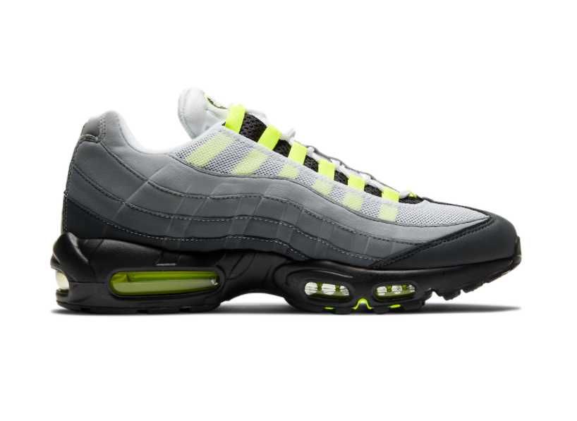 【スニダンで購入可】NIKE AIR MAX 95 OG "NEON YELLOW" 2020(ネオンイエロー/イエローグラデ) 抽選/定価/販売店舗まとめ 4枚目