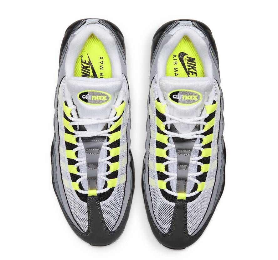 【スニダンで購入可】NIKE AIR MAX 95 OG "NEON YELLOW" 2020(ネオンイエロー/イエローグラデ) 抽選/定価/販売店舗まとめ 5枚目