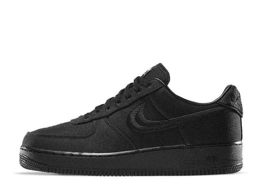 ステューシー × ナイキ エアフォース1 ロー 中古品 size25.5㎝ ステューシー NIKE AIR FORCE STUSSY ナイキ エア フォース
