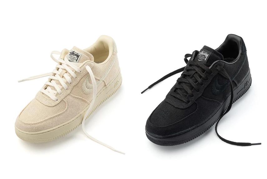 【新品未使用】ステューシー×ナイキ エア フォース1 ロー トリプルブラック Stussy × Nike Air Force 1 Low