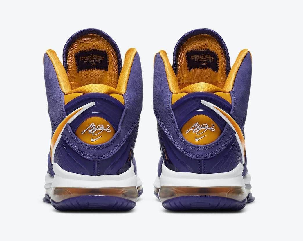 【販売リンクあり】12/30発売 NIKE LEBRON 8 "LAKERS" 抽選/定価/販売店舗まとめ 10枚目