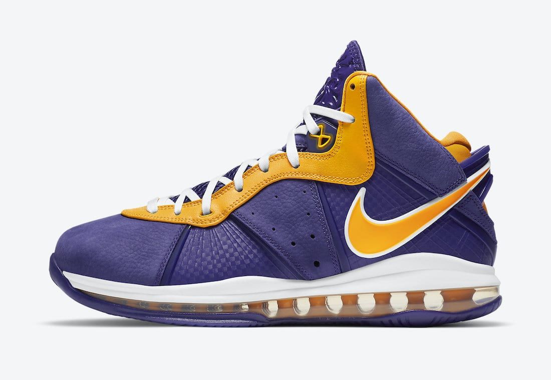 【販売リンクあり】12/30発売 NIKE LEBRON 8 "LAKERS" 抽選/定価/販売店舗まとめ 6枚目