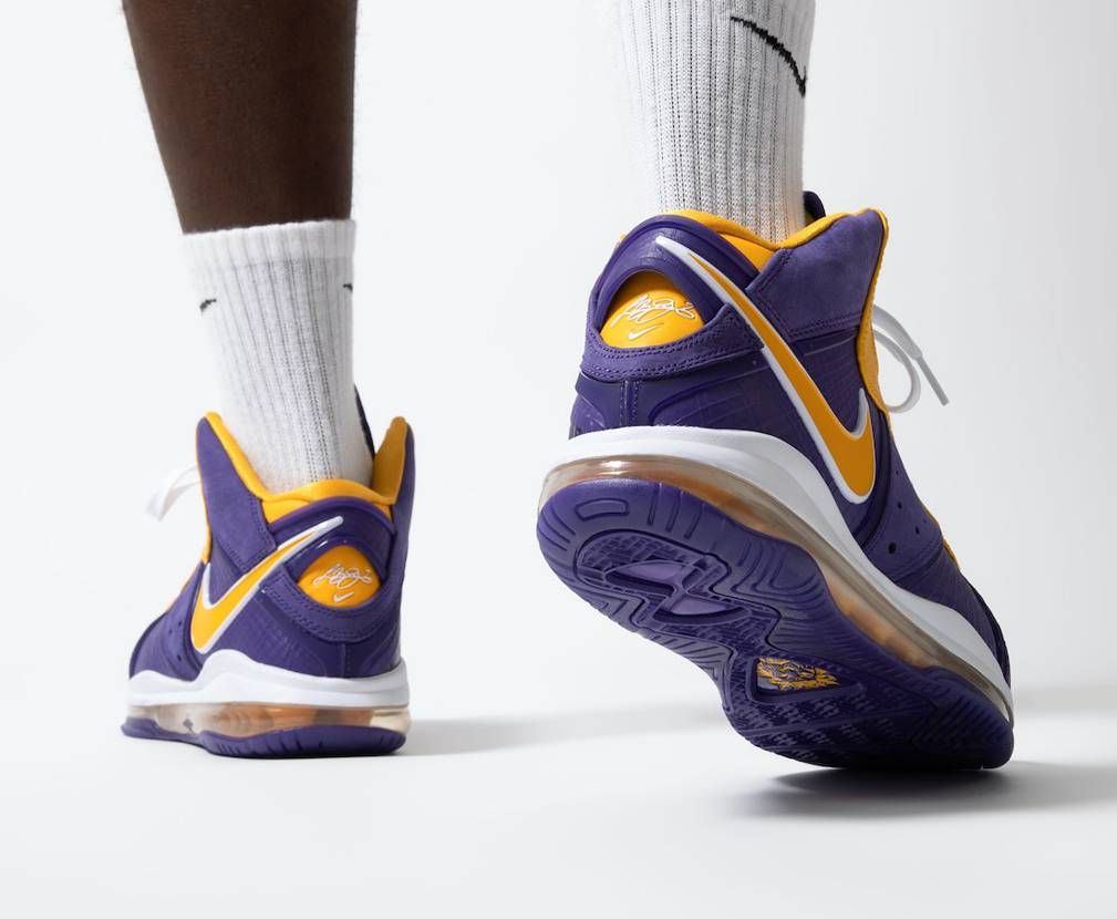【販売リンクあり】12/30発売 NIKE LEBRON 8 "LAKERS" 抽選/定価/販売店舗まとめ 4枚目