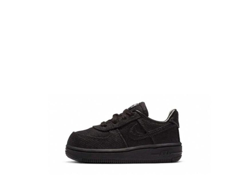Air force 1 top triple black suede