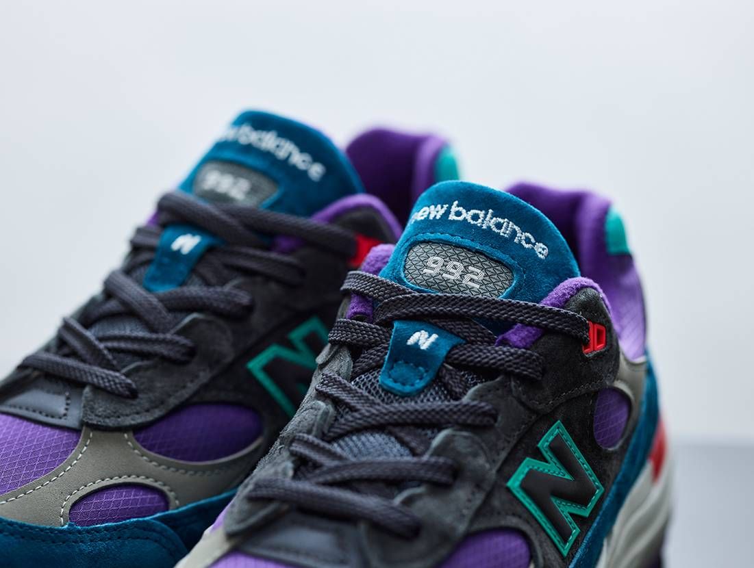 【スニダンで購入可】NEW BALANCE M992TC "TURQUOISE-PURPLE/WHITE" 抽選/定価/販売店舗まとめ 4枚目
