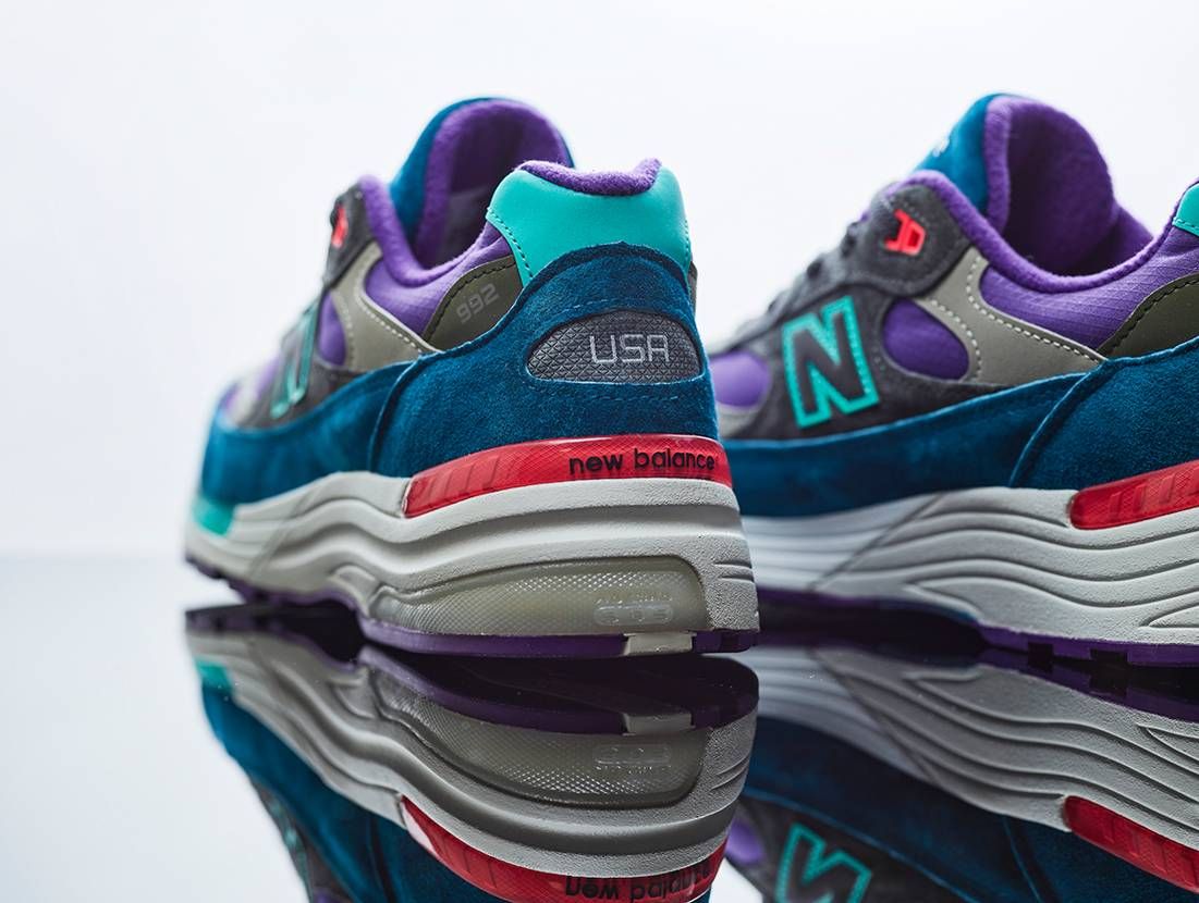 【スニダンで購入可】NEW BALANCE M992TC "TURQUOISE-PURPLE/WHITE" 抽選/定価/販売店舗まとめ 5枚目