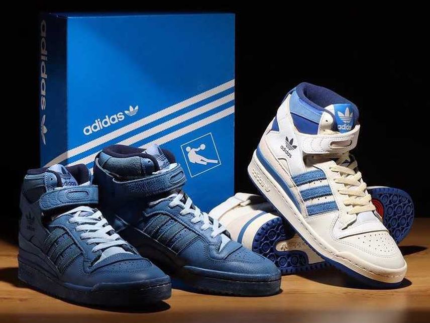 adidas originals Forum 84 High Blue Thread