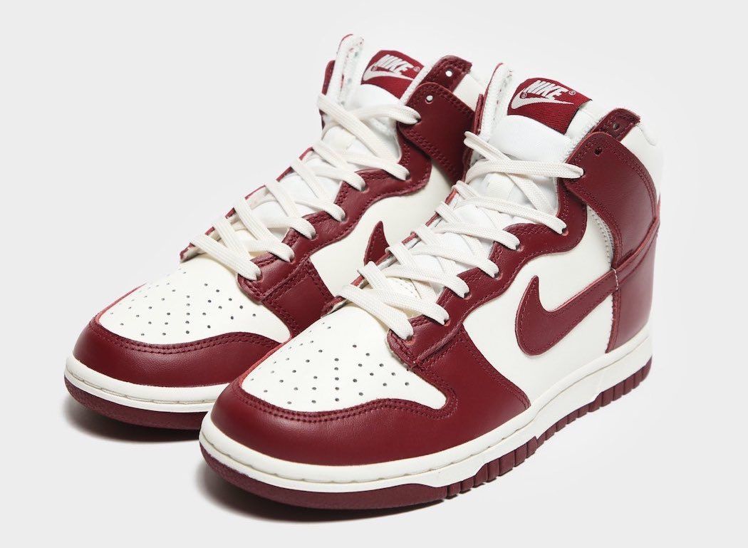 【スニダンで購入可】NIKE WMNS DUNK HIGH "TEAM RED" 抽選/定価/販売店舗まとめ 2枚目