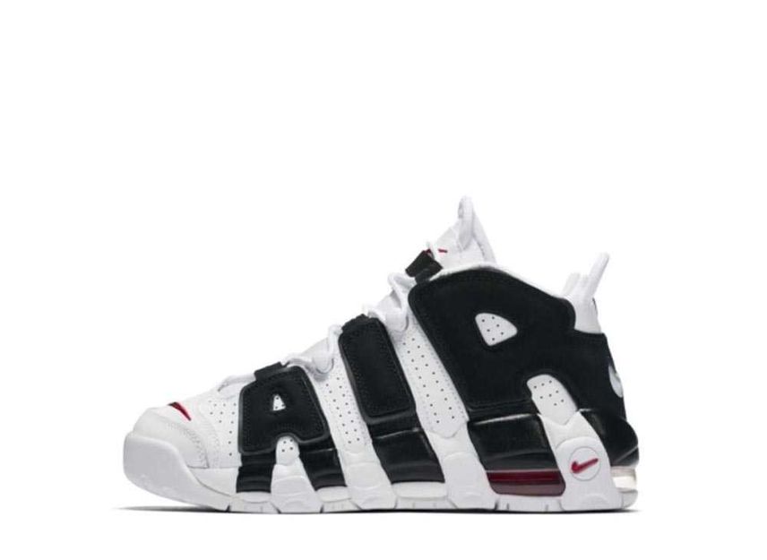 NIKE AIR MORE UPTEMPO GS WHITE BLACK UNIVERSITY RED 2017