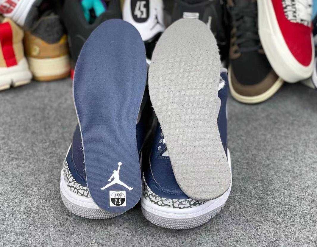 【スニダンで購入可】3/20発売 NIKE AIR JORDAN 3 "MIDNIGHT NAVY" 抽選/定価/販売店舗まとめ 8枚目