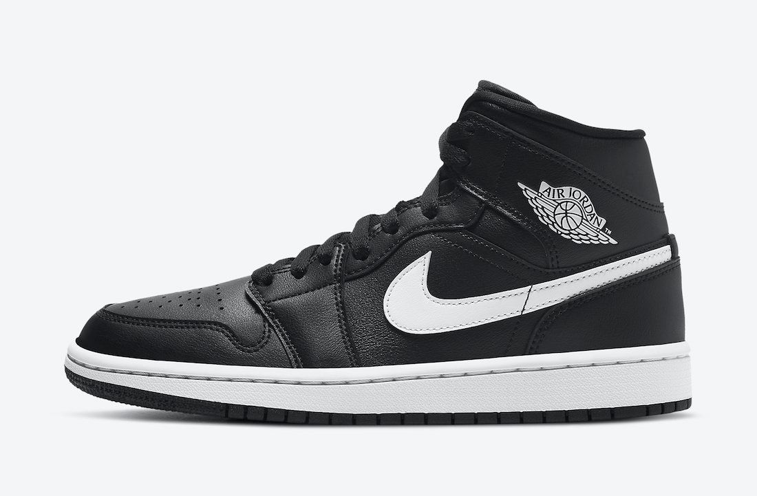 【スニダンで購入可】NIKE WMNS AIR JORDAN 1 MID "BLACK/WHITE" 抽選/定価/販売店舗まとめ 2枚目