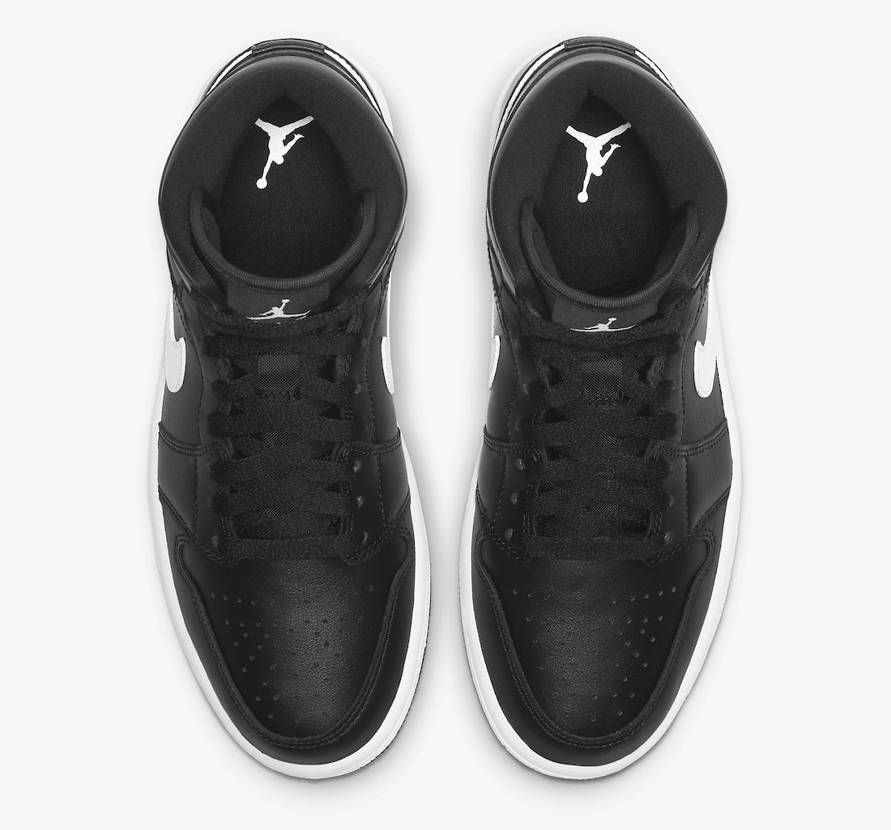 【スニダンで購入可】NIKE WMNS AIR JORDAN 1 MID "BLACK/WHITE" 抽選/定価/販売店舗まとめ 5枚目