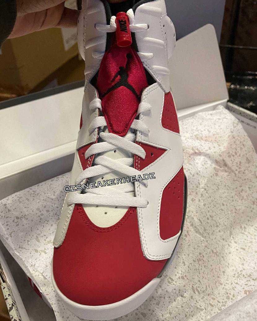【スニダンで購入可】NIKE AIR JORDAN 6 RETRO "CARMINE" 抽選/定価/販売店舗まとめ 14枚目