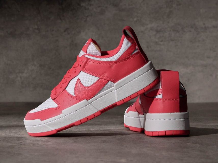 【スニダンで購入可】NIKE WMNS DUNK LOW DISRUPT "SIREN RED/WHITE" 抽選/定価/販売店舗まとめ