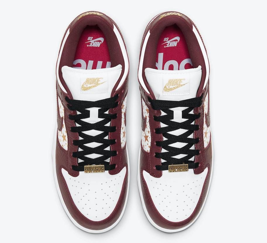 【スニダンで購入可】3/6発売 Supreme × Nike SB Dunk Low OG QS "Gold Stars" 4colors 抽選/定価/販売店舗まとめ 35枚目