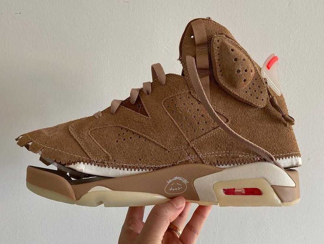 【スニダンで購入可】TRAVIS SCOTT × NIKE AIR JORDAN 6 "BRITISH KHAKI" 抽選/定価/販売店舗まとめ 26枚目