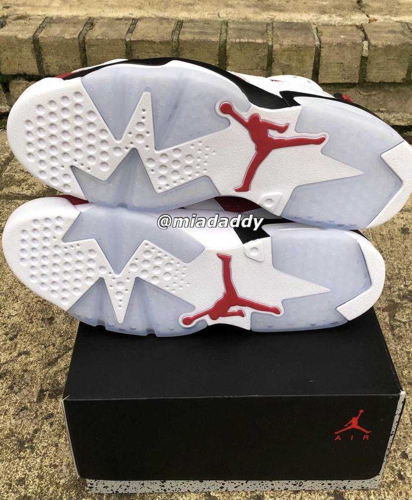 【スニダンで購入可】NIKE AIR JORDAN 6 RETRO "CARMINE" 抽選/定価/販売店舗まとめ 9枚目